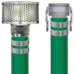 Green PVC Suction Assemblies - Cam