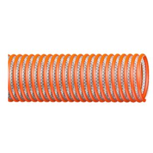 1 1/2" CLEAR PVC/ORANGE HELIX