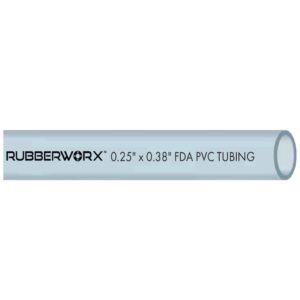 1 1/2" X 1 7/8 X 50' CLR FDA PVC TUBING