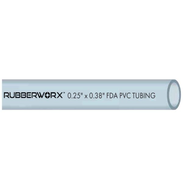 1 1/2" X 1 7/8 X 50' CLR FDA PVC TUBING