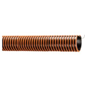 4" BLACK NBR-PVC/ORANGE HELIXDROP