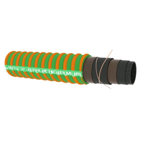 4" GREEN/ORANGE HELIXDROP HOSE