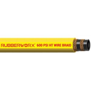 2" X 50' HT YELLOW WIRE BRD AIR 600PSI HOSE 300F