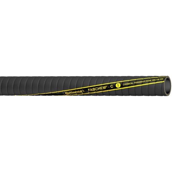 FABCHEM HOSE Black, Pliosyn™ (Conductive) Tube 200 PSI 2-1/2"x400'