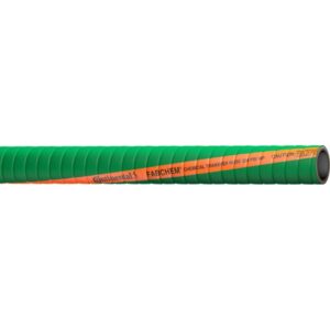 FABCHEM HOSE Green, Pliosyn (UHMWPE) Tube 200 PSI 1-1/2"x100'