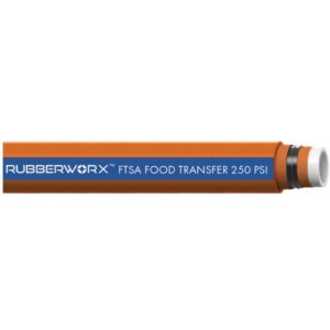 1 1/2" ORANGE FDA HOSE CIIR CRUSH RES