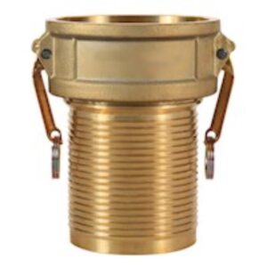 2" TYPE C BRASS COUPLER -INTERLOCKING
