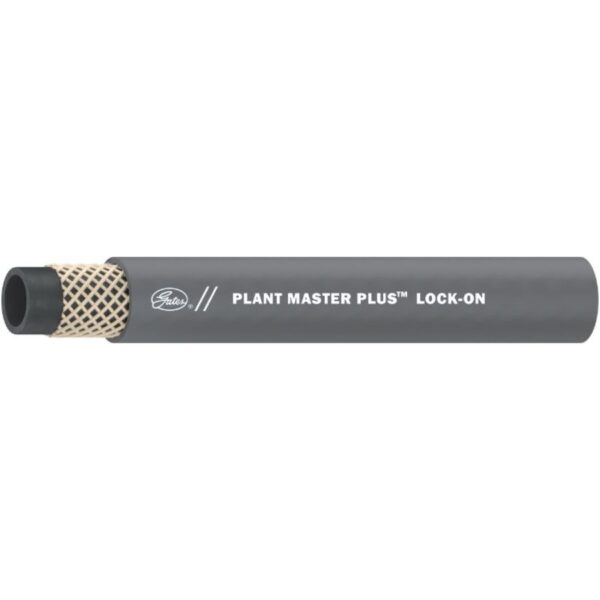 1/2X500 PLANT+ 300 PSI HOSE LOCKON GRY