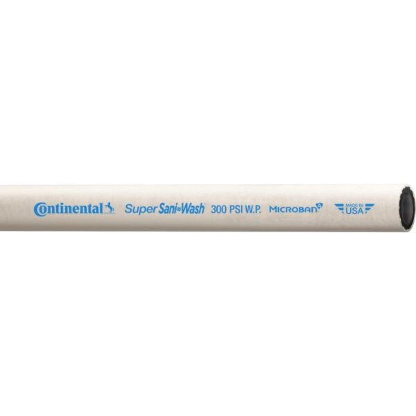 Super Sani-Wash™ Hose With Microban White 1/2"x500'