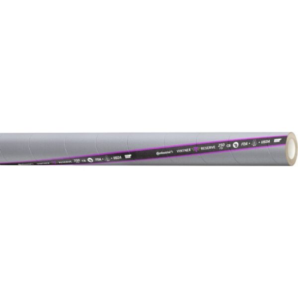 Vintner™ Reserve Hose Chlorobutyl (CIIR) Tube, Gray 3"x100'
