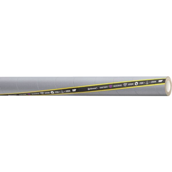 Vintner™ Reserve Hose EPDM Rubber Tube, Gray 250 PSI 3"x100'